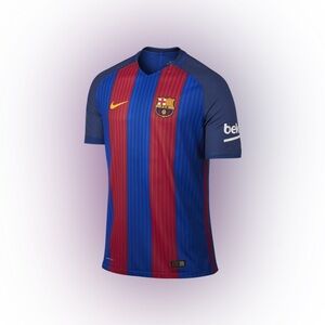 Nike Blue and Red Men's Jersey